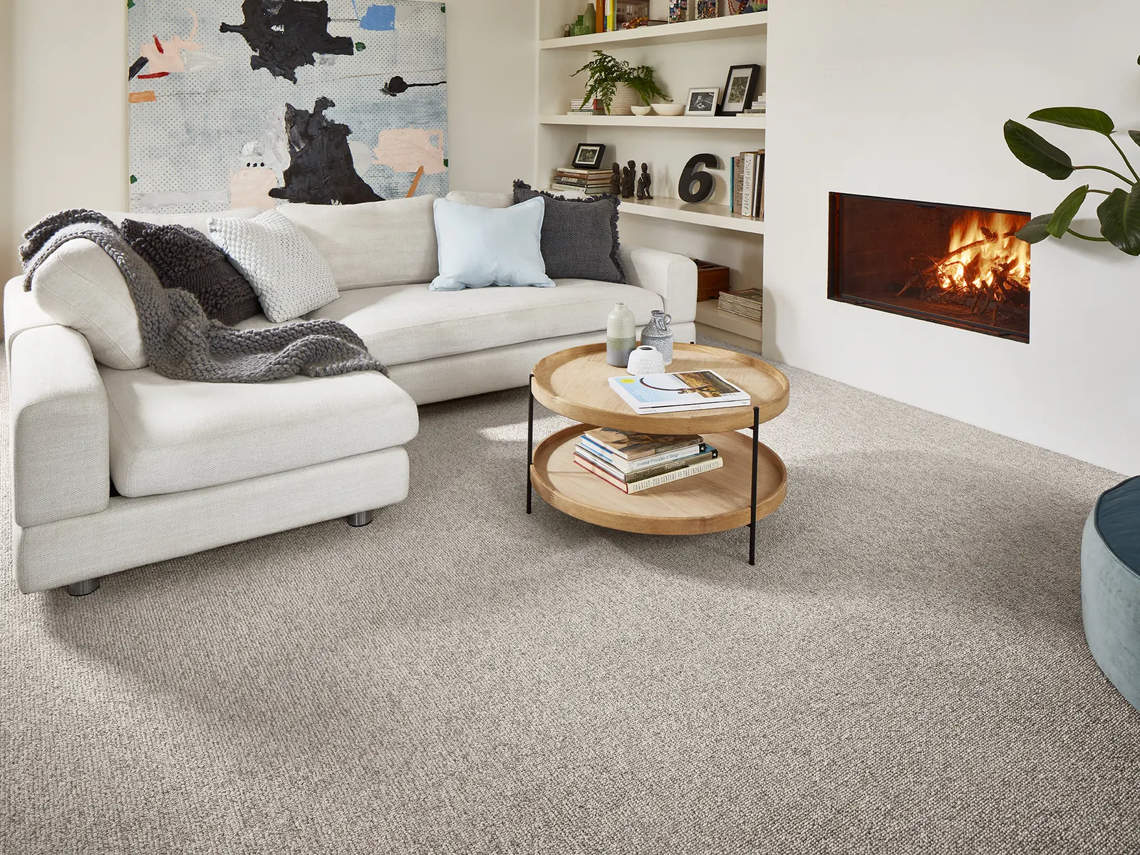 Carpet in a contemporary Australian living room