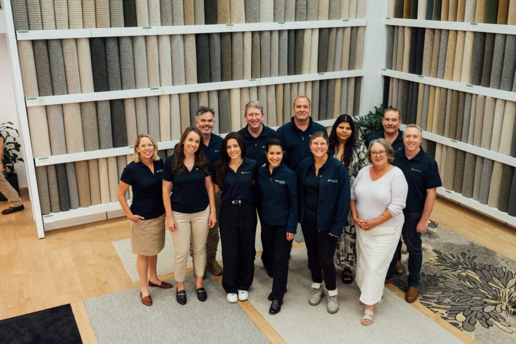An Andersens team in one of our showrooms