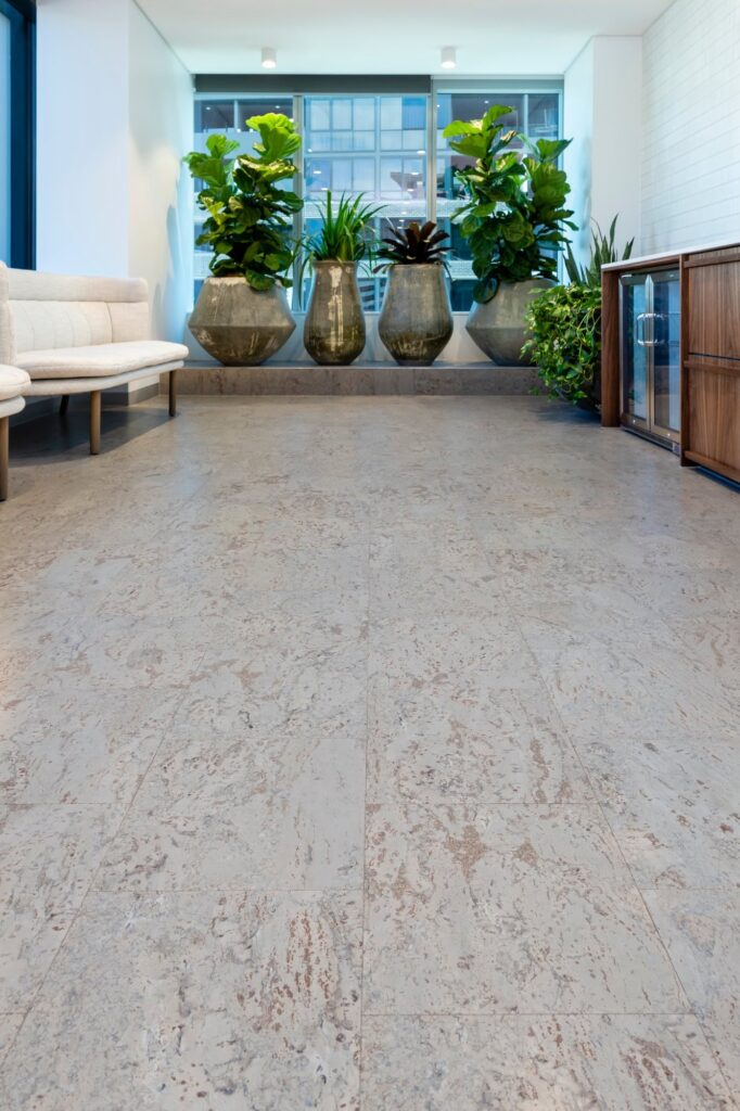 Cork flooring